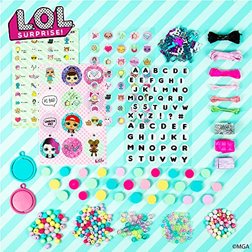 L.O.L. Surprise! Secret Message Jewelry - LOL Dolls DIY Jewelry Making Craft Kit - Create Bracelets & Accessories with 400+ Beads & Charms, Sticker Sheets, Secret Decoder & More - Great Gift for Girls L.O.L. Surprise! Secret Message Jewelry - LOL Dolls DIY Jewelry Making Craft Kit - Create Bracelets & Accessories with 400+ Beads & Charms, Sticker Sheets, Secret Decoder & More - Great Gift for Girls